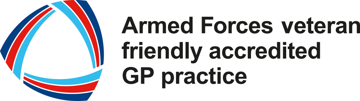 Armed Forces veteran friendly accredited GP Practice!